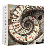 Card spiral staircase